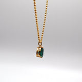 The Sage Emerald Pendant Necklace