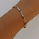 The Bezel Set Tennis Bracelet