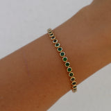 The Bezel Set Tennis Bracelet