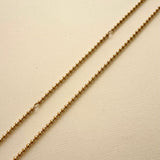 Gold Ball Chain Necklace