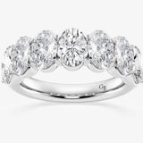 Custom Half Eternity Band Lab Grown Diamond Ring