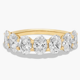 Custom Half Eternity Band Lab Grown Diamond Ring