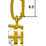 Removable Clip in 9K Gold
