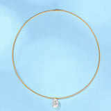 Mojo Signature Choker Necklace with Diamond Pendant