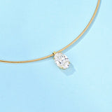 Mojo Signature Choker Necklace with Diamond Pendant