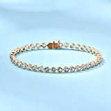 The Bezel Set Tennis Bracelet