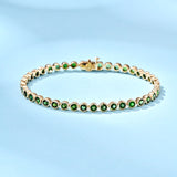 The Bezel Set Tennis Bracelet
